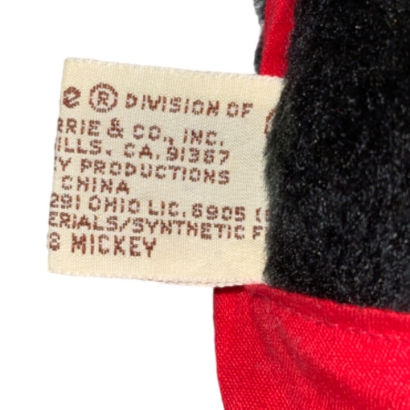 Vintage Mickey Mouse Plush Doll-1981 by Applause - Picture 3 of 6